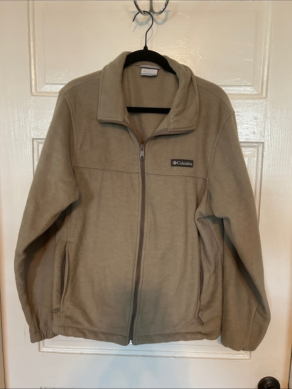 Columbia Men's Beige Full-Zip Performance Fleece Jacket